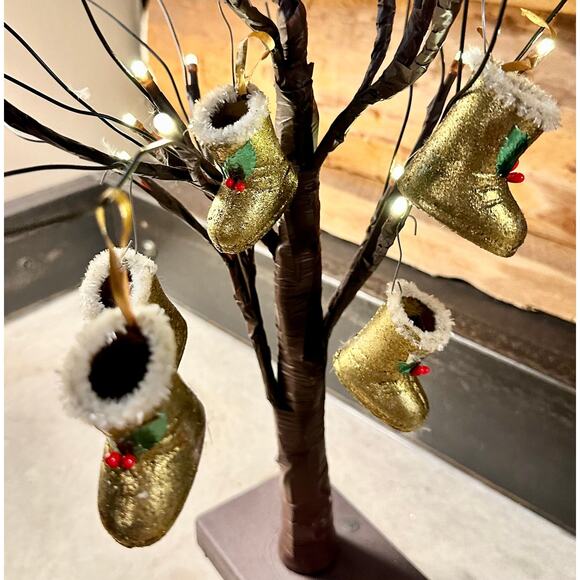 Christmas Ornaments, Vintage Ornaments, 1950s Japan , Mid-Century Modern - Picture 2 of 6